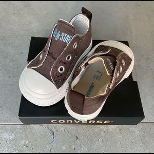 New Converse infant slip-on shoes. Size 3.